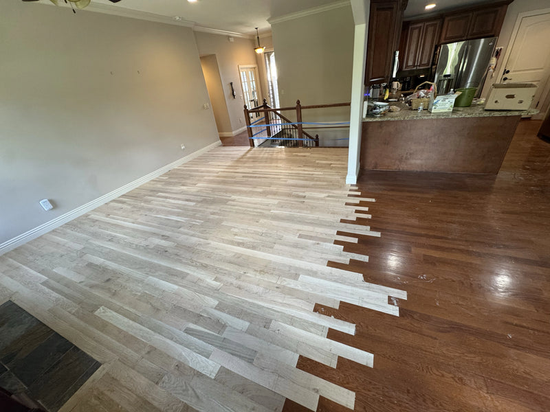 Flush wood vent, stained to match